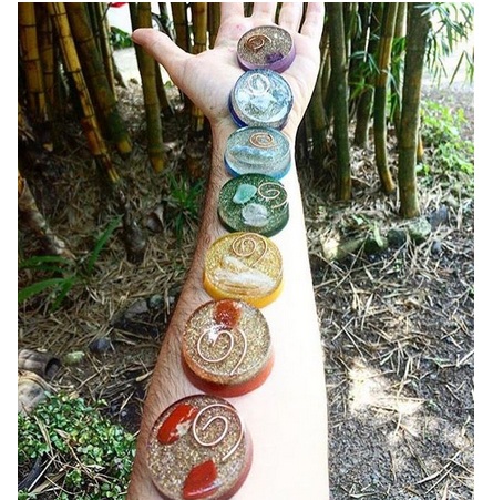 kit chakras Orgonite